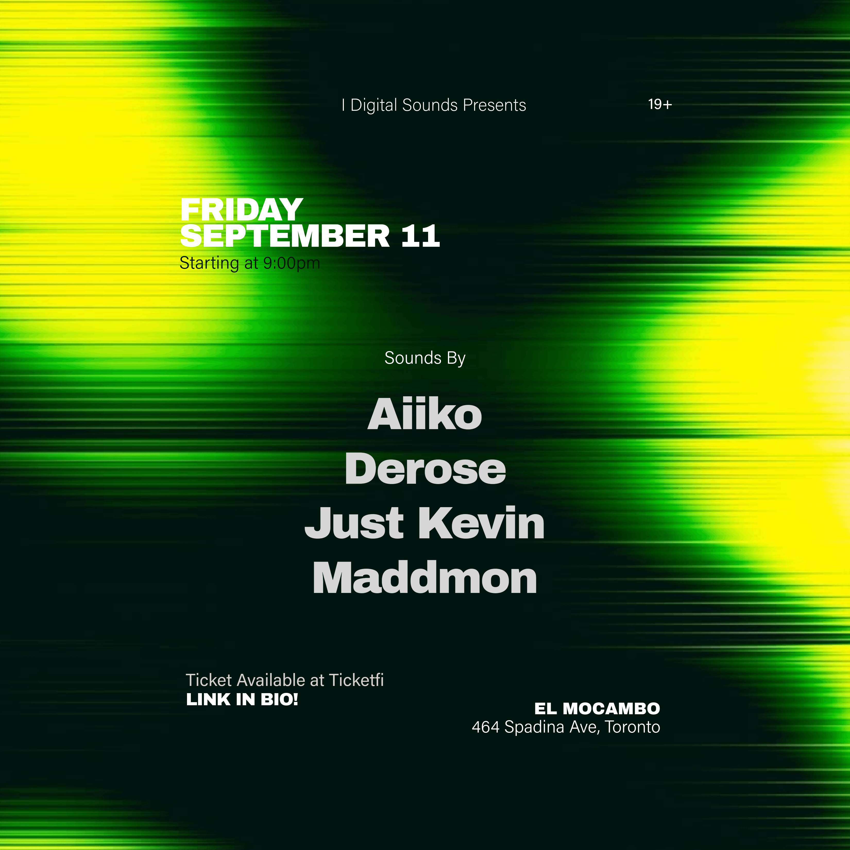 El Mocambo - Sept 11th